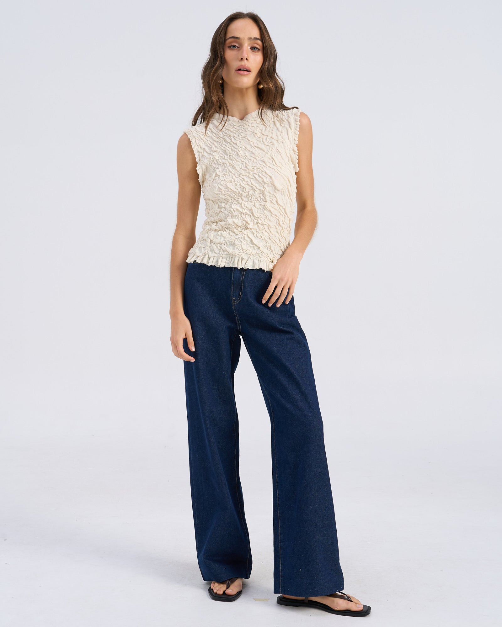 VMKATHY WIDE BELT JEANS